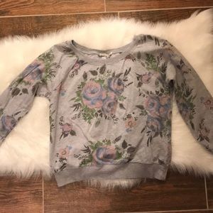 Floral sweatshirt